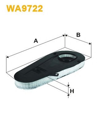 WIX FILTERS wa9722 -  Воздушный фильтр